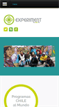Mobile Screenshot of experiment.cl